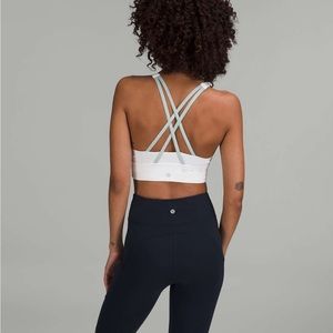 lululemon energy high-neck longline bra *medium support b–d cups